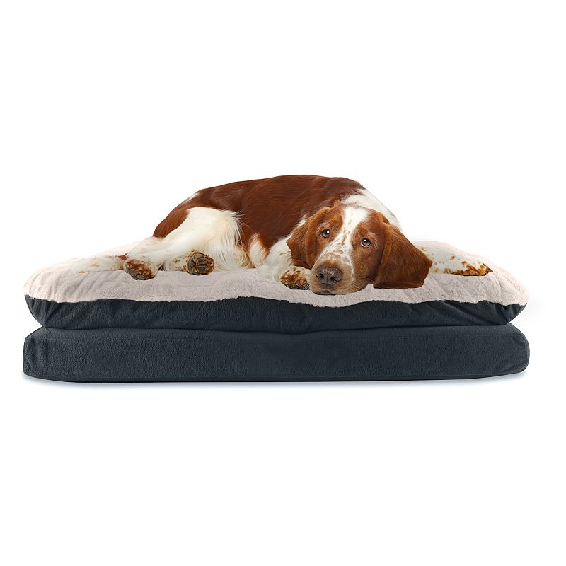30107468 Canine Creations Pillow Topper Dog Pet Bed, Blue,  sku 30107468