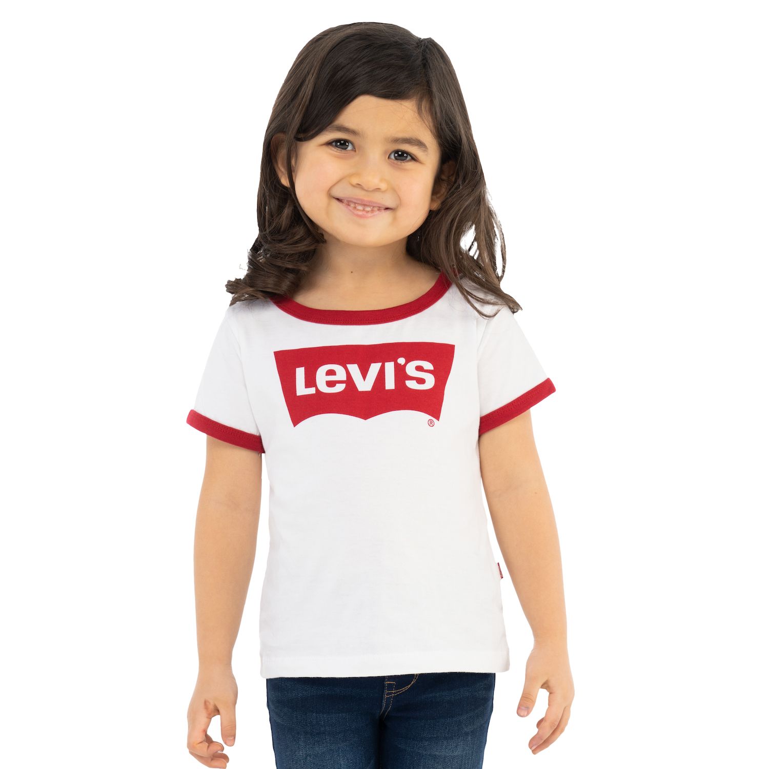 Image for Levi's Toddler Girl Short-Sleeve Ringer Tee at Kohl's.