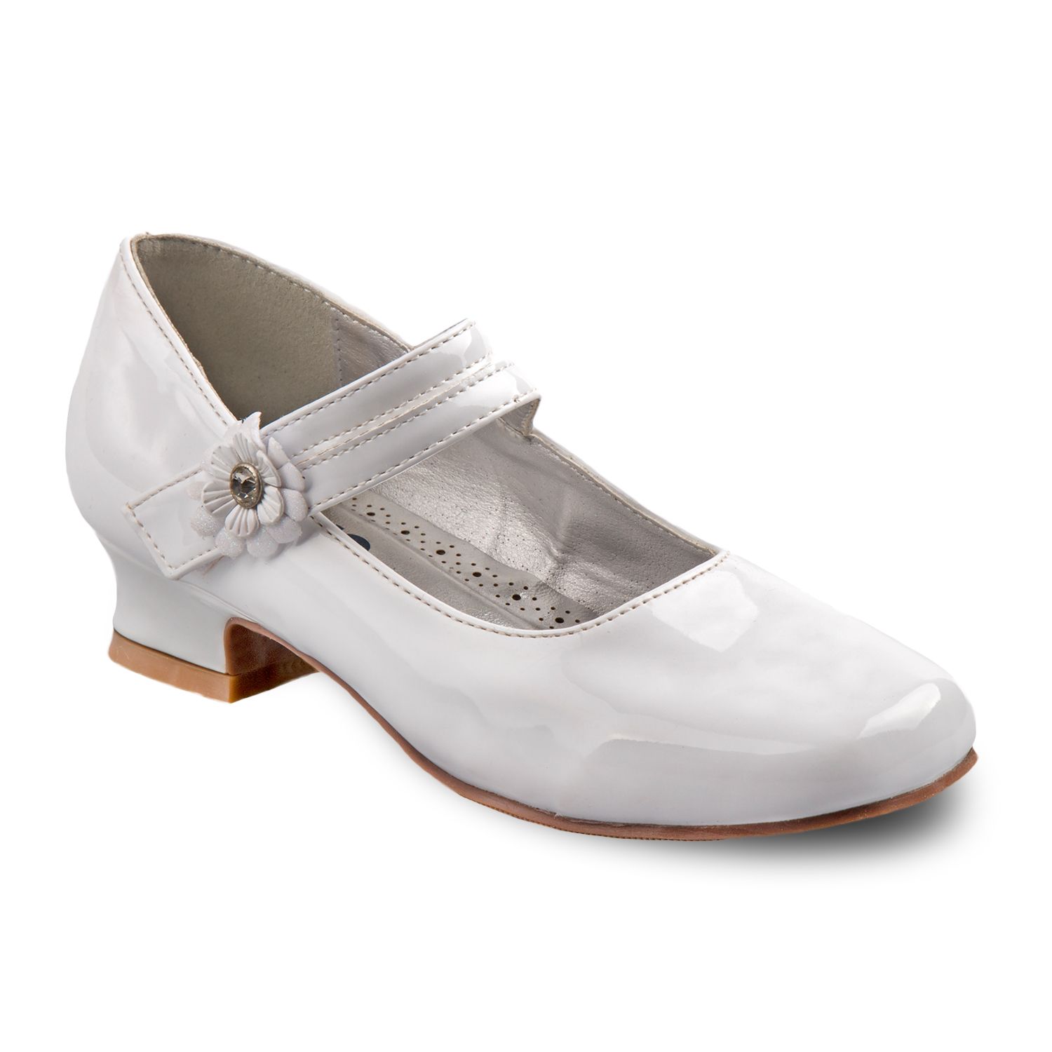 baby girl white dress shoes size 4