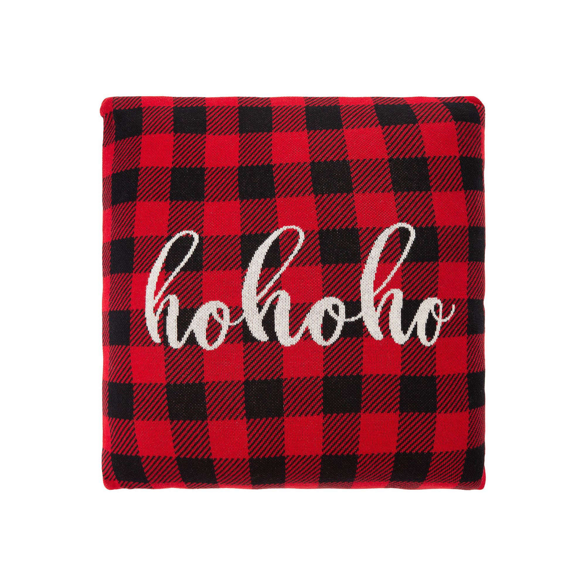 Safavieh HO HO HO Throw Pillow, Red