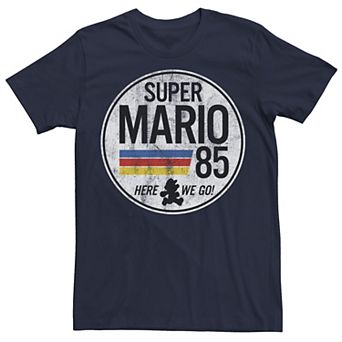 Men's Nintendo Mario Is Go Retro Tee