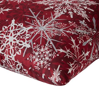 Greendale Home Fashions Snowflakes Throw Pillow