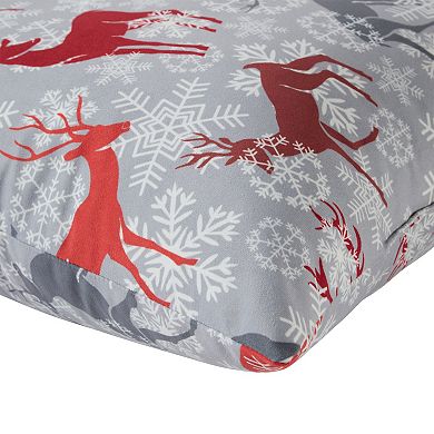 Greendale Home Fashions Reindeer Throw Pillow