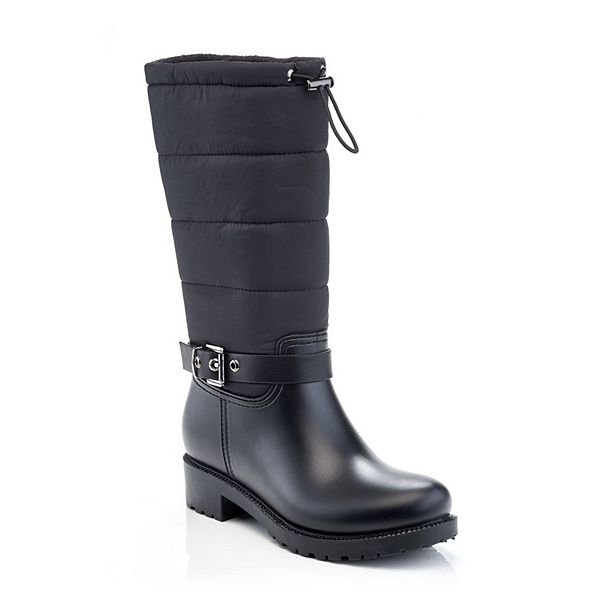 Henry Ferrera Mindy-26 Women's Black Matte Rain Boots