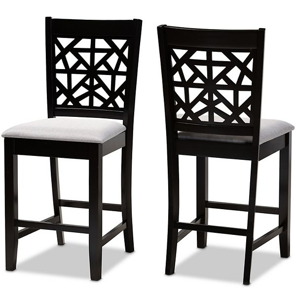 Baxton Studio Devon Counter Stool 2piece Set