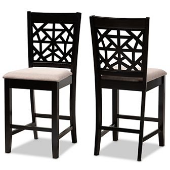 Baxton Studio Devon Counter Stool 2 pc Set