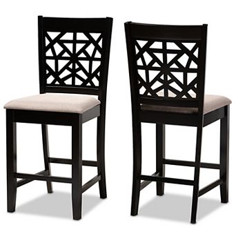 Baxton Studio Devon Counter Stool 2 pc Set