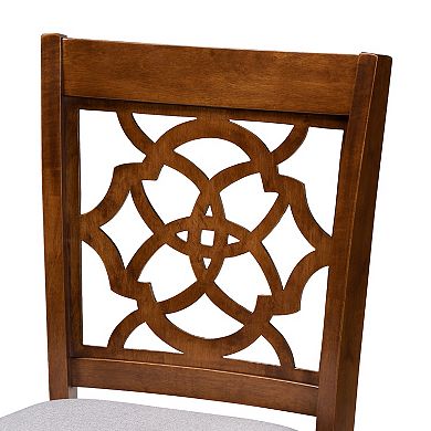 Baxton Studio Oscar Counter Stool 2-piece Set
