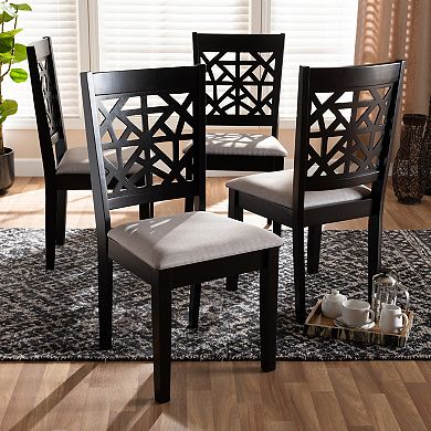 Baxton Studio Jackson Dining Chair 4-piece Set