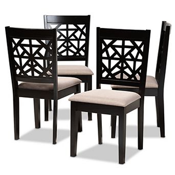 Baxton Studio Jackson Dining Chair 4 pc Set