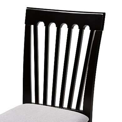 Baxton Studio Minette Dining Chair 2-piece Set