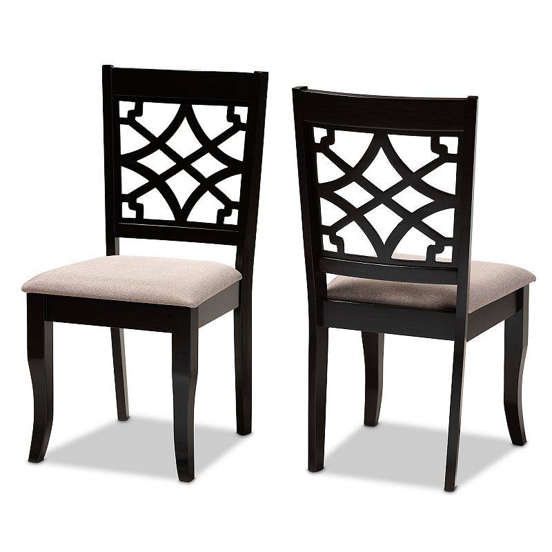 39536509 Baxton Studio Mael Dining Chair 2-piece Set, Beig/ sku 39536509