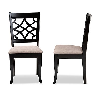 Baxton Studio Mael Dining Chair 2-piece Set