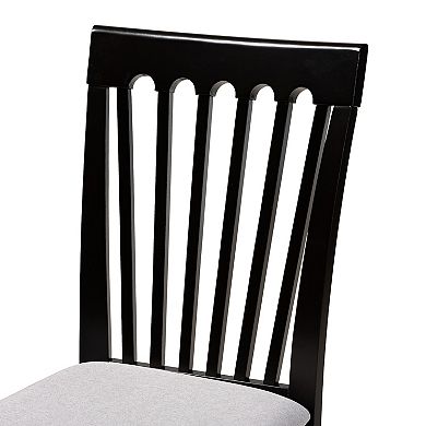 Baxton Studio Minette Dining Table & Chair 7-piece Set
