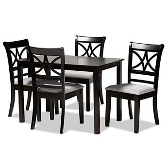 Baxton Studio Clarke Dining Table 5 pc Set
