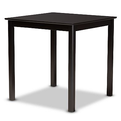 Baxton Studio Devon Pub Table & Chair 4-piece Set