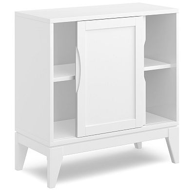Simpli Home Harper 2 Shelf Storage Cabinet