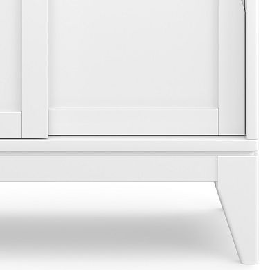 Simpli Home Harper 2 Shelf Storage Cabinet