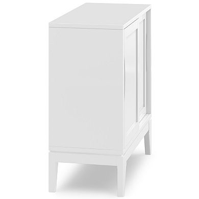 Simpli Home Harper 2 Shelf Storage Cabinet