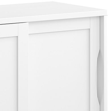 Simpli Home Harper 2 Shelf Storage Cabinet