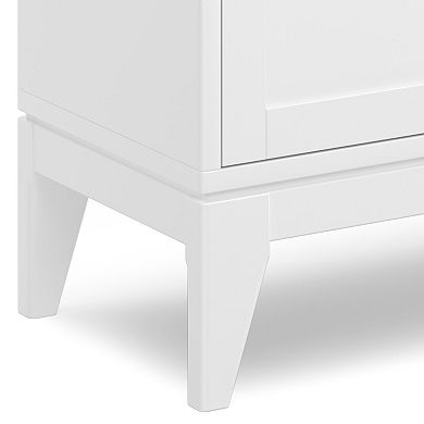 Simpli Home Harper 2 Shelf Storage Cabinet
