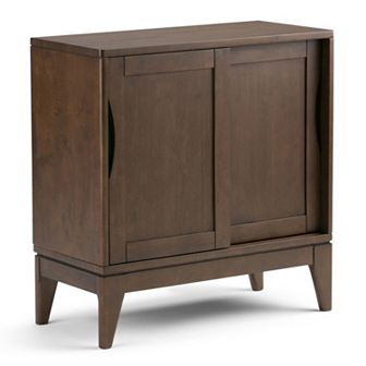 Simpli Home Harper 2 Shelf Storage Cabinet
