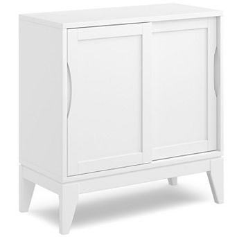 Simpli Home Harper 2 Shelf Storage Cabinet