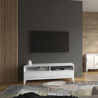 Simpli Home Harper TV Media Stand