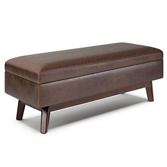 Simpli Home Owen Rectangular Storage Ottoman