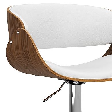 Simpli Home Amery Adjustable Swivel Bar Stool