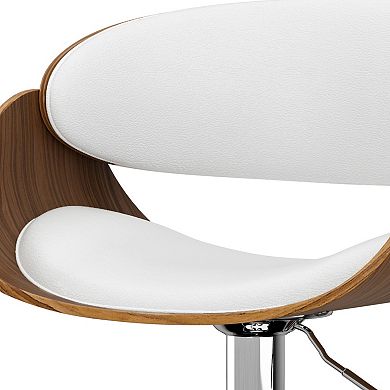 Simpli Home Amery Adjustable Swivel Bar Stool