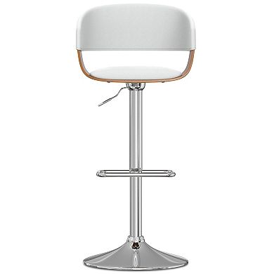 Simpli Home Lowell Adjustable Swivel Bar Stool
