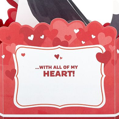 Hallmark Paper Wonder Pop-Up Dog Valentine's Day Card with Sound
