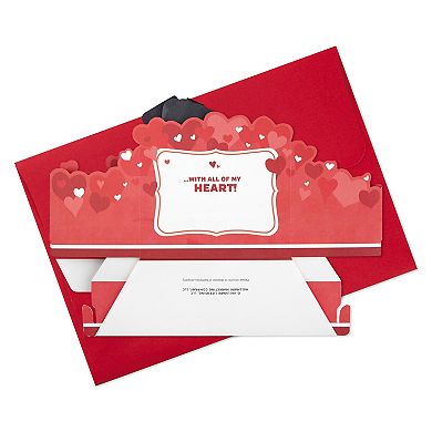 Hallmark Paper Wonder Pop-Up Dog Valentine's Day Card with Sound