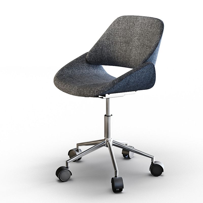 Simpli Home Malden Office Chair, Grey