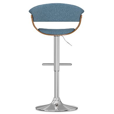 Simpli Home Sheldon Adjustable Swivel Bar Stool