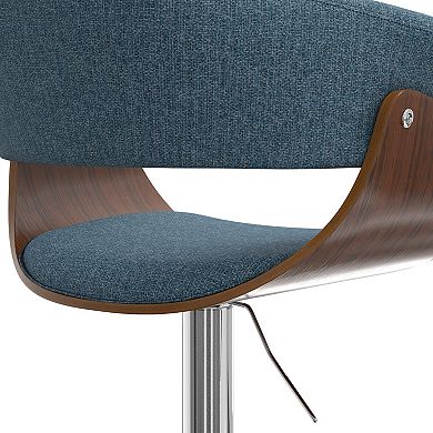 Simpli Home Sheldon Adjustable Swivel Bar Stool
