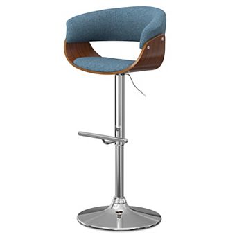 Simpli Home Sheldon Adjustable Swivel Bar Stool