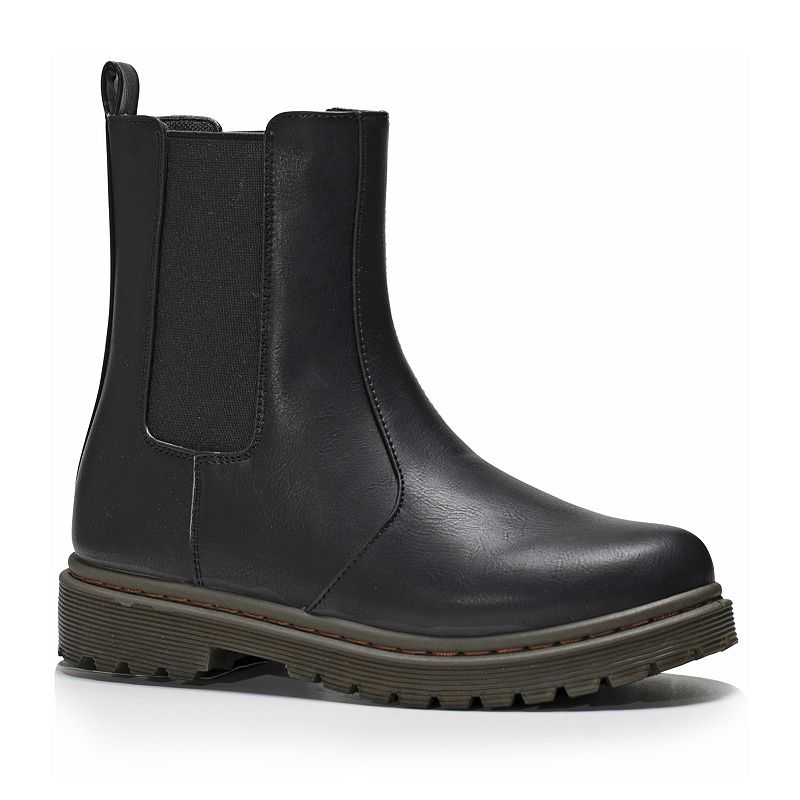 B906BLACK Henry Ferrera Classic Womens Chelsea Boots, Size:  sku B906BLACK