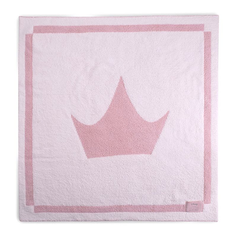 Disney Barefoot Dreams CozyChic Tiara Blanket, Pink