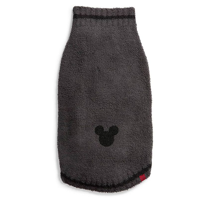 Disneys Mickey Mouse Barefoot Dreams CozyChic Pet Sweater, Size: XS, Black