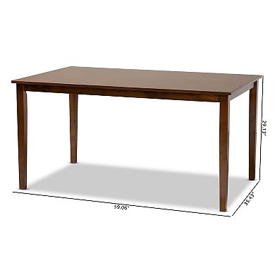 Baxton Studio Eveline Dining Table