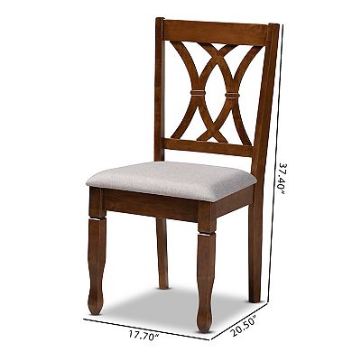 Baxton Studio Augustine Dining Chair 4-piece Set