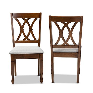 Baxton Studio Augustine Dining Chair 2-piece Set