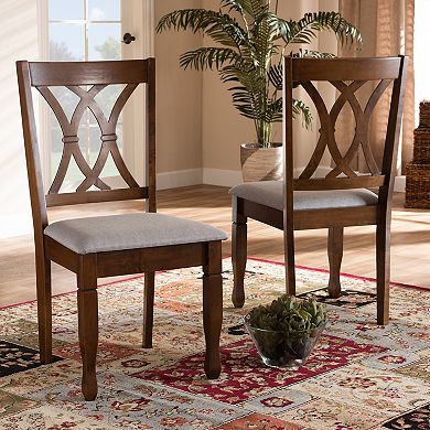 Baxton Studio Augustine Dining Chair 2-piece Set