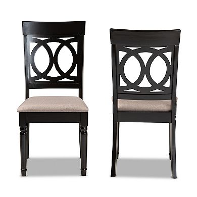 Baxton Studio Lucie Dining Chair 2-piece Set