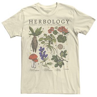 Men's Harry Potter Herbology Plants Tee