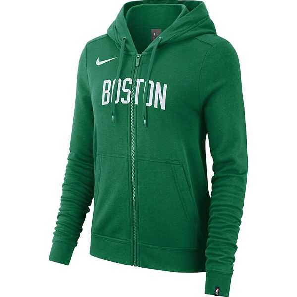 Boston Celtics Nike Women's Wordmark Courtside Full-Zip Jacket - Kelly Green