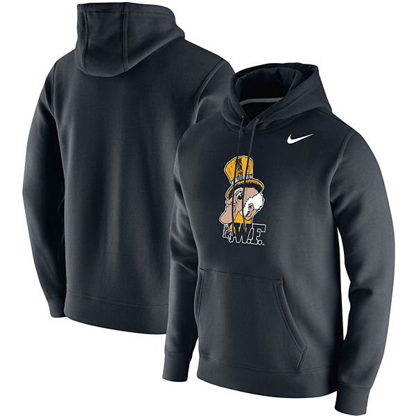 Men's Nike Black Wake Forest Demon Deacons Vintage School Logo Pullover ...