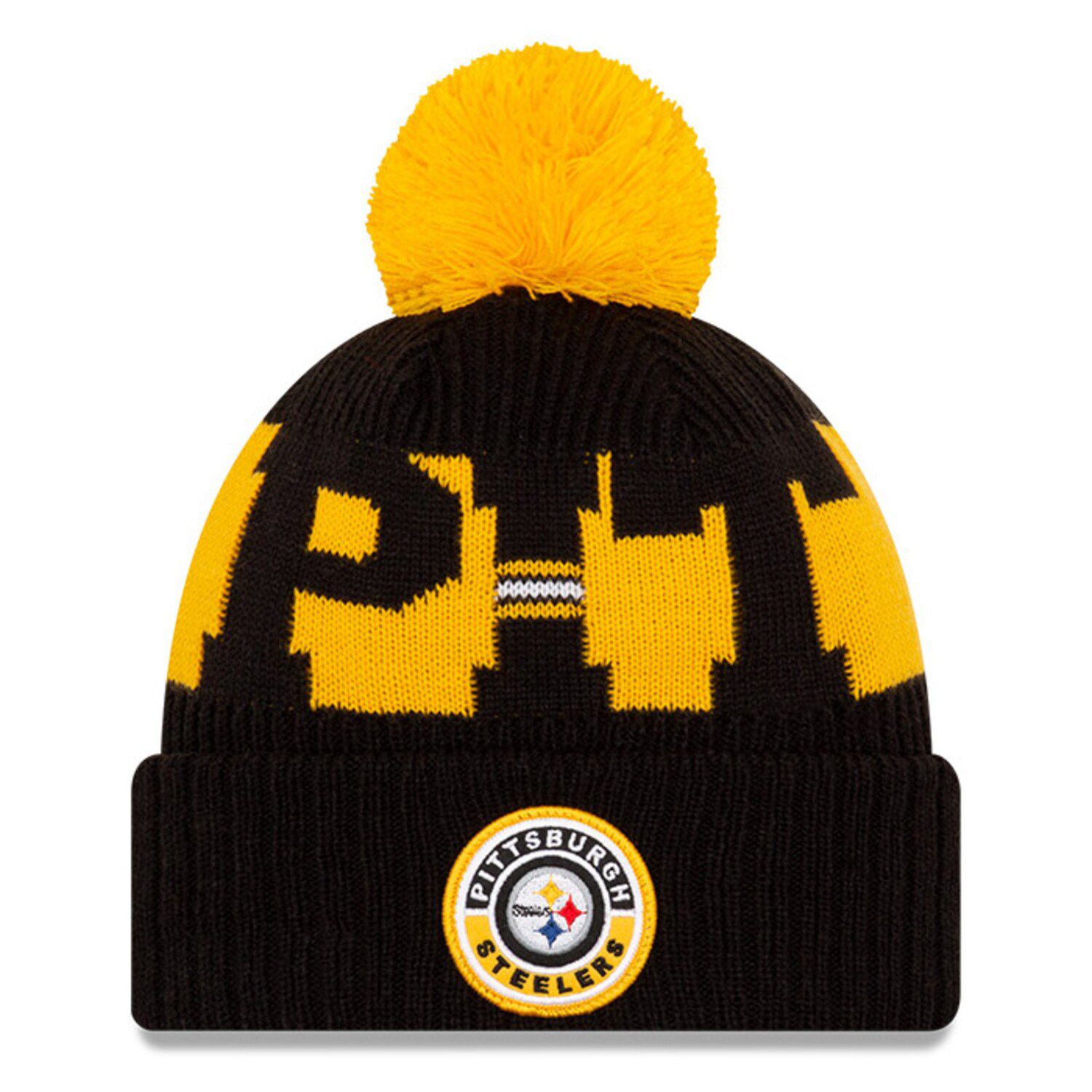 steelers knit beanie